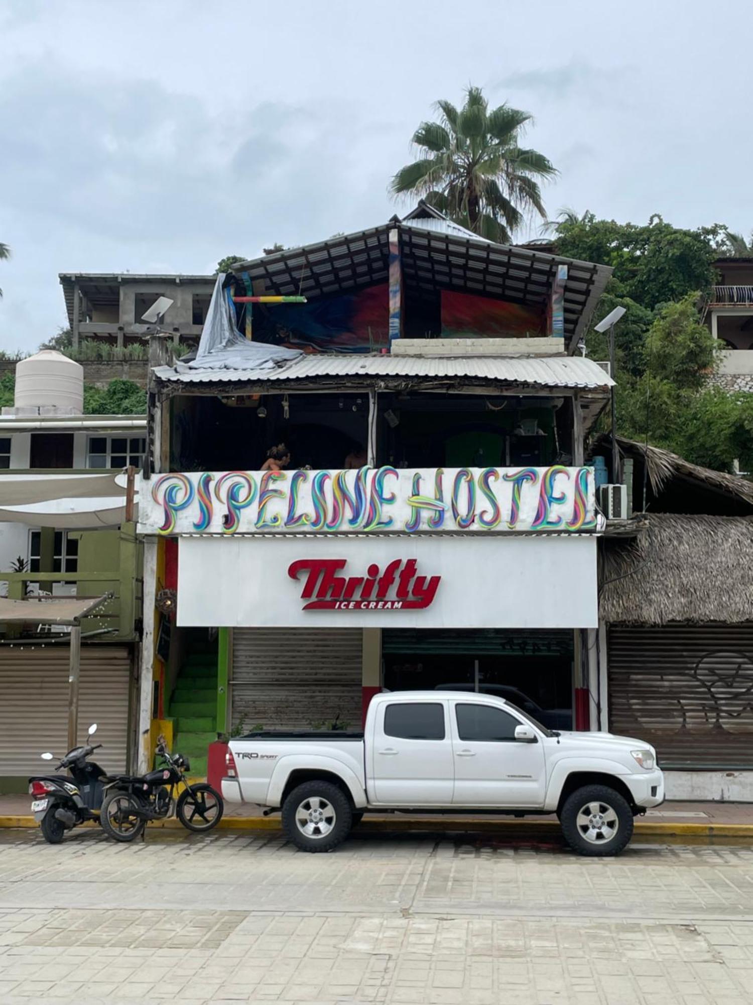 Pipeline Hostel Puerto Escondido  Buitenkant foto